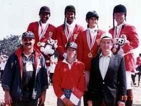 Coach of the Gold Medal Singapore Eventing Team in Chaing Mai 1995